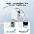 Picture of Joyroom prenosna baterija 10.000mAh 30W PowerBank Lightning TipC bela JR-PBF27 P