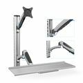 Picture of Digitus stenski nosilec monitor s flex polico srebrn DA-90354