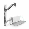 Picture of Digitus stenski nosilec monitor s flex polico srebrn DA-90354