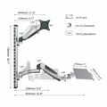 Picture of Digitus stenski nosilec monitor s flex polico srebrn DA-90354