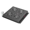 Digitus hladilna enota 4x ventilator s termostatom črna DN-19 FAN-4-B-N pošk.