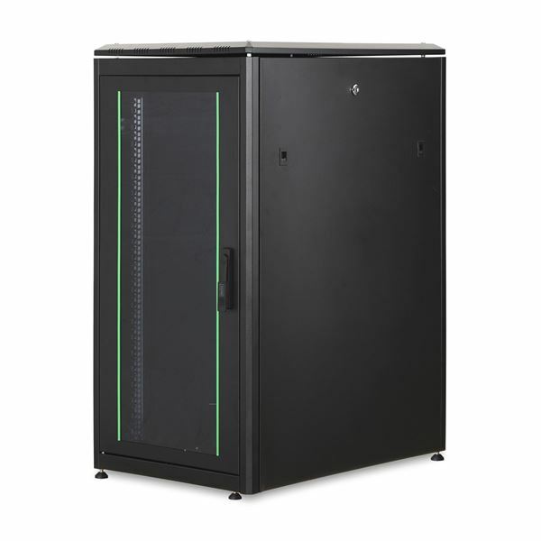 Digitus kabinet 22U 1164 600x800 črn sestavljen DN-19 22U-6/8-B-1