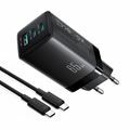 Picture of Joyroom polnilec 65W USB 2xTipC TipA GaN PD +kabel črn JR-TG10