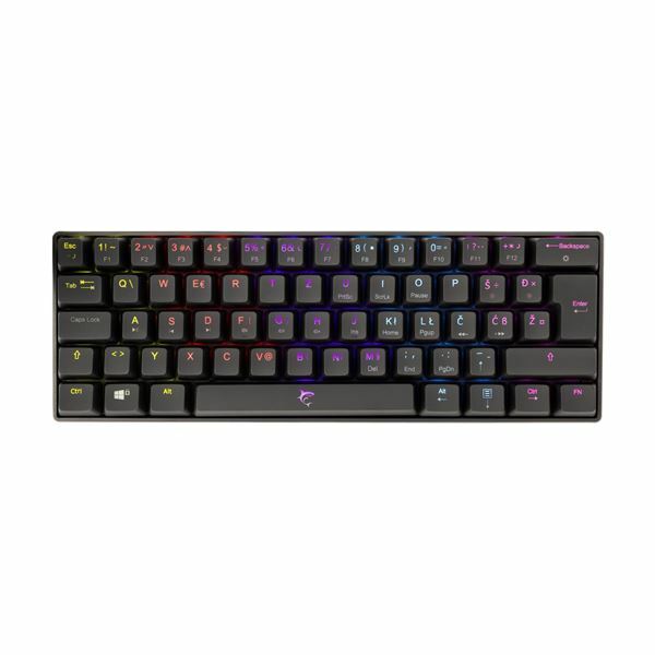 WHITE SHARK tipkovnica USB črno/modra mehanska stikala SLO GK-2022 SHINOBI-B