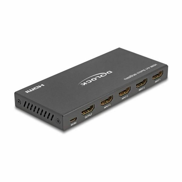 Delock HDMI stikalo 4x1 8K 60Hz 18604