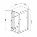 Picture of Digitus kabinet 22U 1164 600x800 črn sestavljen DN-19 22U-6/8-B-1