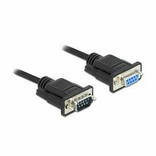 Slika Delock podaljšek za miško DB9M-DB9Ž RS-232 1m 86578