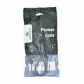 Picture of Gembird napajalni kabel 220V 1m C7 črn BIPOLAR kotni PC-184L