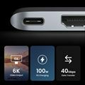 Picture of Ugreen priklopna postaja USB TipC 6v1 4K HDMI Thunderbolt CM380