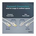 Digitus patch slim FTP CAT.6A 1,5m siv