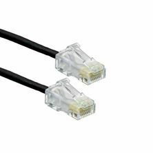 Leviton patch UTP CAT.6 3m črn 3,8mm HighFlex P24 6H4P0-10E
