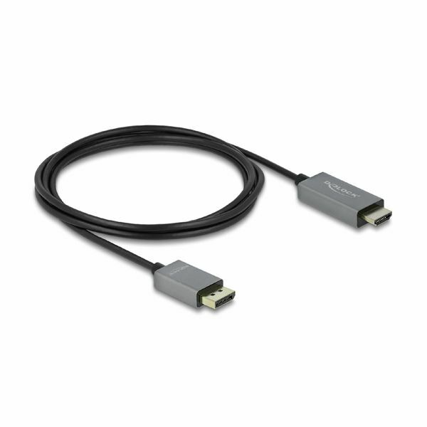 Delock kabel DisplayPort-HDMI 2m 1.4HDR 4K 60Hz 85929