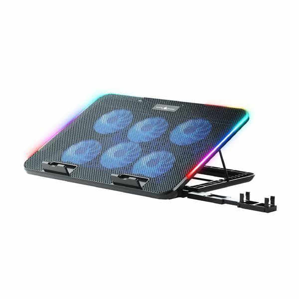 WHITE SHARK podloga za prenosnik 6x ventilator gaming GCP-96 ICE BLADE