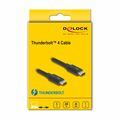 Picture of Delock kabel Thunderbolt 4  1m 40 Giga 240W 8K 60Hz črn 81249