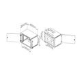 Picture of Triton kabinet zidni 15U 770 600x400 siv sestavljen poškodovan