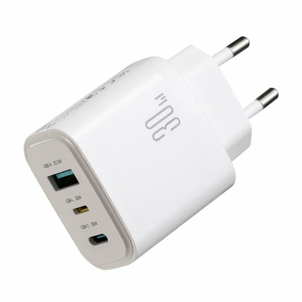 Picture of Joyroom polnilec 30W USB TipC TipA Lightning QC PD bel JR-TG6