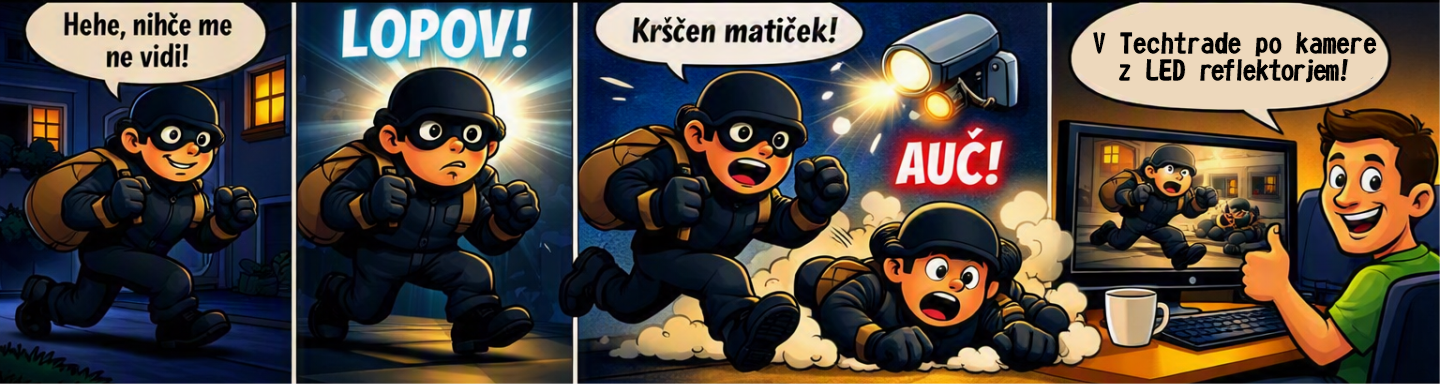 Varnostne kamere z LED osvetlitvijo
