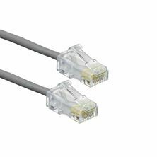 Leviton patch UTP CAT.6 2,1m siv 3,8mm HighFlex P24 6H4P0-07S