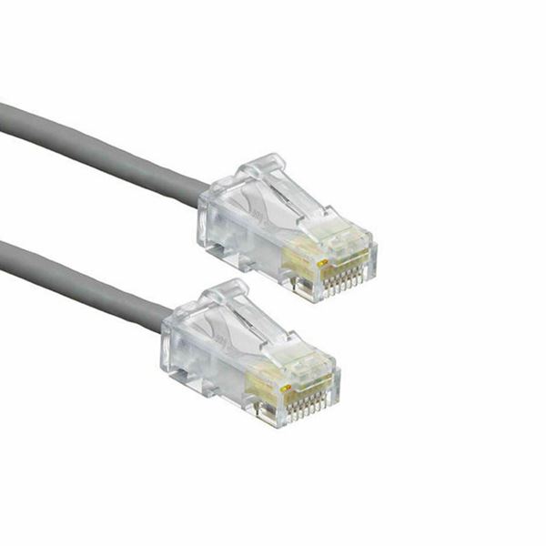 Leviton patch UTP CAT.6 2,1m siv 3,8mm HighFlex P24 6H4P0-07S