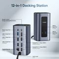 Picture of Baseus priklopna postaja USB 3.2 TipC 12v1 tower macOS Displaylink NU1 Air