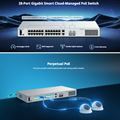 Picture of Ruijie-Reyee stikalo Giga 26-port 24xPoE 2x SFP 370W Managed RG-ES228GS-P-V2