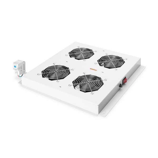 Digitus hladilna enota 4x ventilator termo. siva - streha DN-19-FAN-4-I-8-8