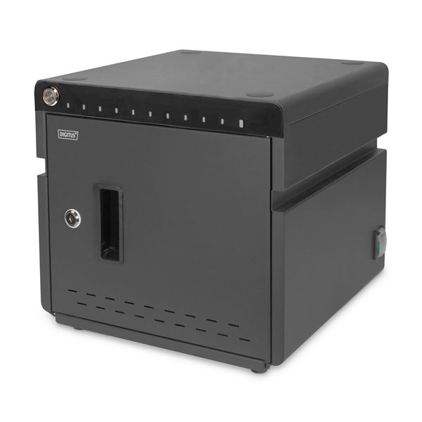 Digitus kabinet polnilni 10x USB TipC 345 360x370 črn sestavljen DN-45004