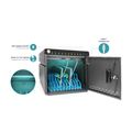 Picture of Digitus kabinet polnilni 10x USB TipC 345 360x370 črn sestavljen DN-45004