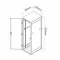Picture of DATECH kabinet 42U 2055 600x800 siv DT2.6842.9000 poškodovan