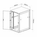 Picture of Digitus kabinet 22U 1155 600x600 črn sestavljen DN-19 22U-6/6-B-1 -poškodovan