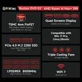 Picture of GMKtec računalnik mini PC EVO-X2 Ryzen AI Max+395 128GB RAM 2TB SSD