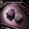 Picture of Baseus polnilec 100W USB 3xTipC Display PicoGo Pro Dark Cherry AH22