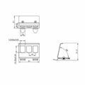 Picture of Roline DIN adapter za osnovne elemente 3x Keystone 21.13.1315-10