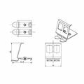Picture of Roline DIN adapter za osnovne elemente 2x Keystone 21.13.1308-10