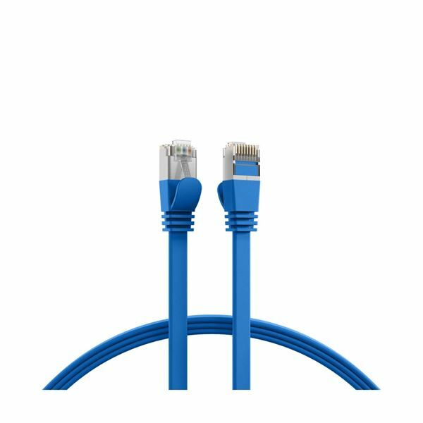 EFB patch FTP CAT.6A 3m moder FLAT 2,2mm 