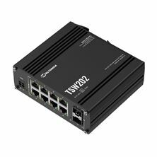 Teltonika stikalo Giga 8-port 8x PoE 2xSFP 240W DIN Profinet Class B TSW202