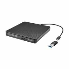 Sandberg zunanji zapisovalnik Mini DVD- RW 8x USB TipA/TipC Slim črn 136-62