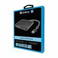 Picture of Sandberg zunanji zapisovalnik Mini DVD- RW 8x USB TipA/TipC Slim črn 136-62